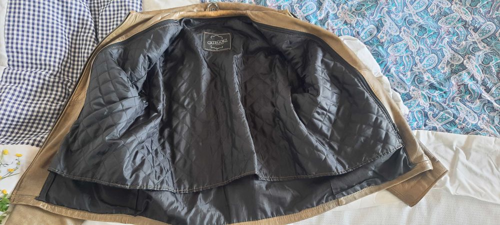 Kurtka skórzana z podpinką