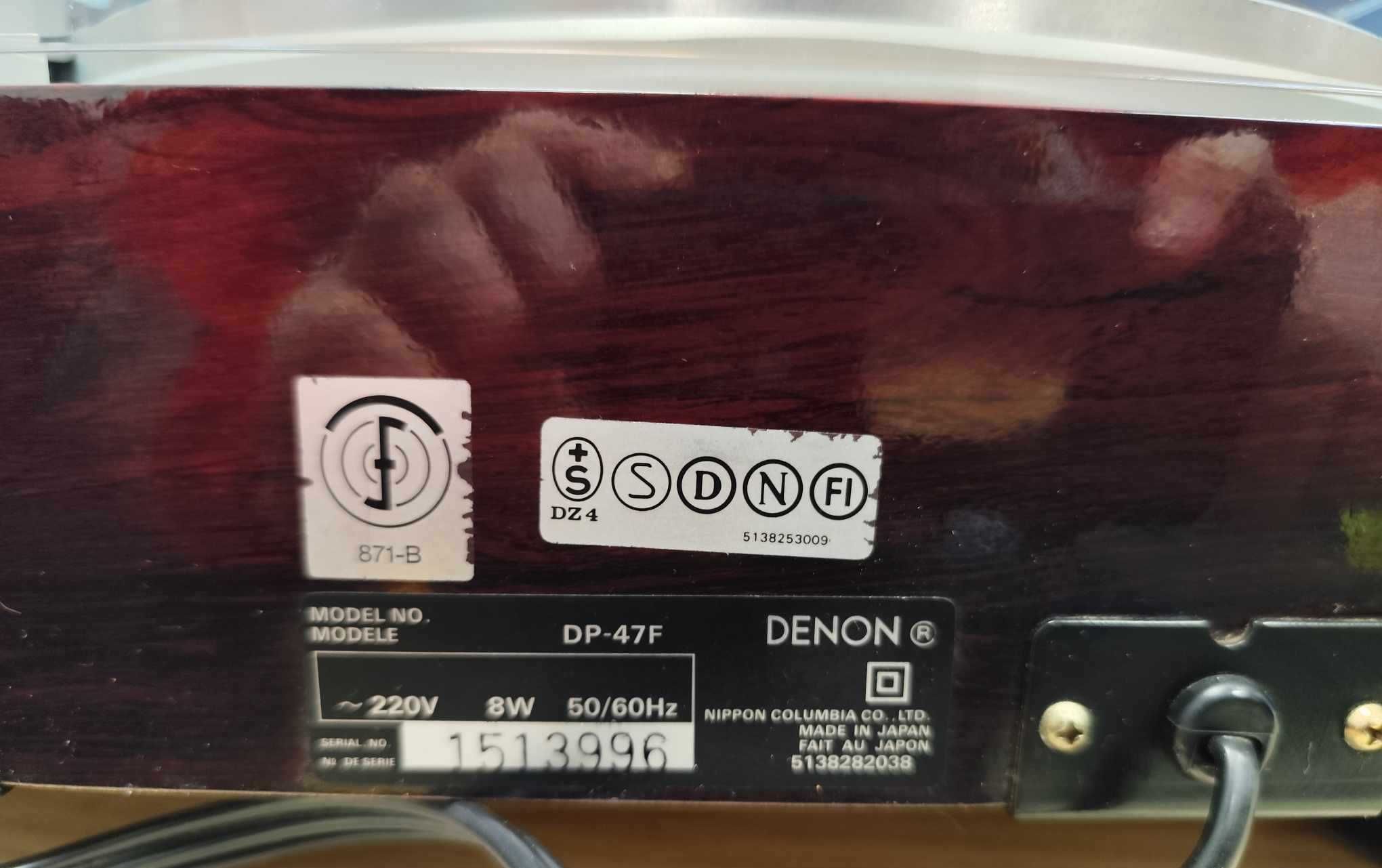 Gramofon Denon DP-47F wkładka Ortofon OM10 lub MC AT 3100