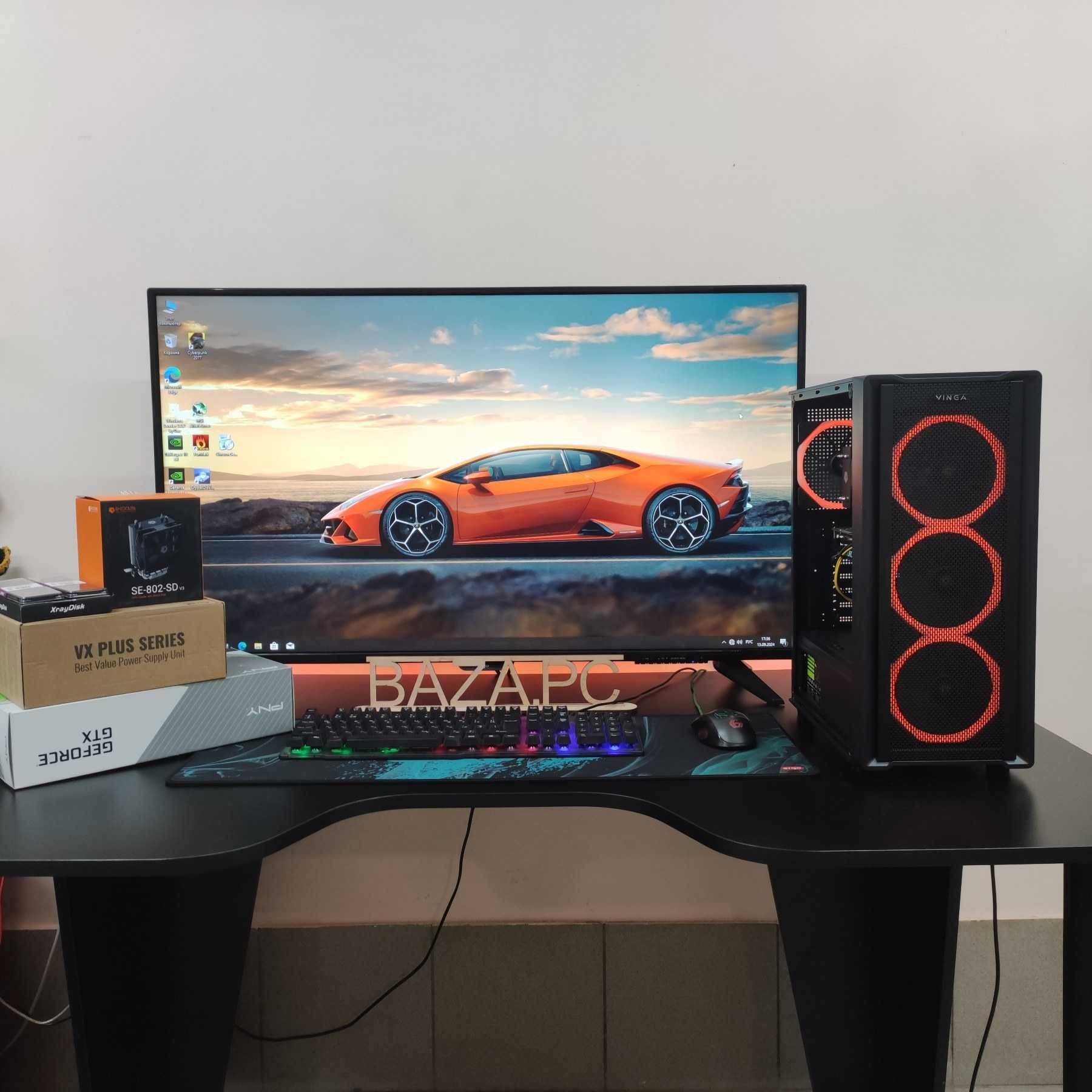 Компютер Intel Core i7 6700K, 32GB DDR4, GTX 1660 ti 6GB, SSD 480GB