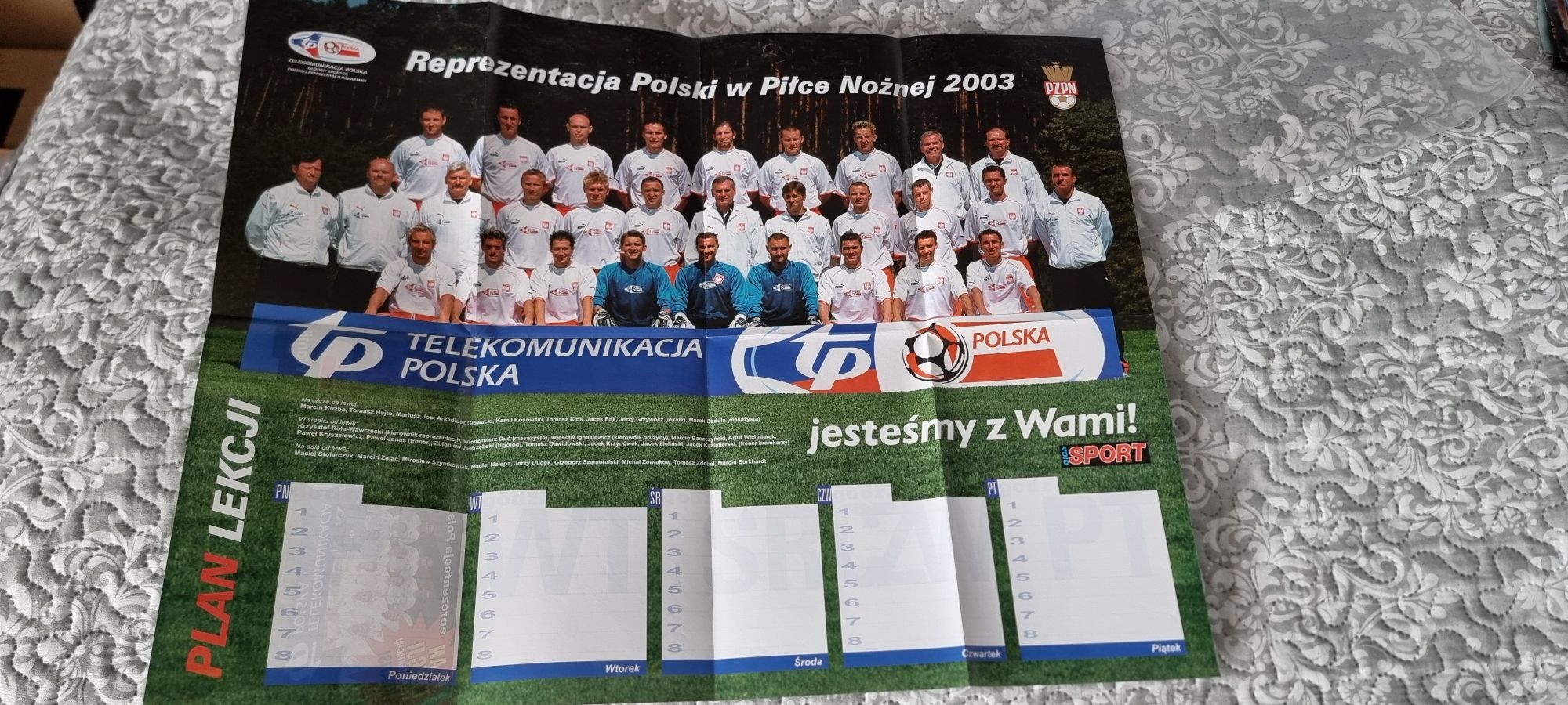 Plan lekcji reprezentacja Polski w piłce nożnej 2003