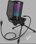 Mikrofon Fifine A6V usb statyw pc PS5 streamingowy rgb
