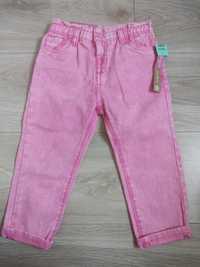 Spodnie jeansowe różowe