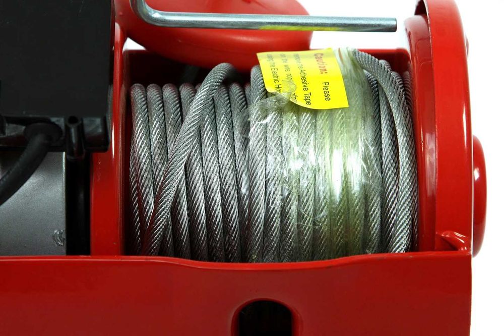 ELEKTRYCZNA wyciągarka wcigarka linowa budowlana 230V 1000kg zblocze