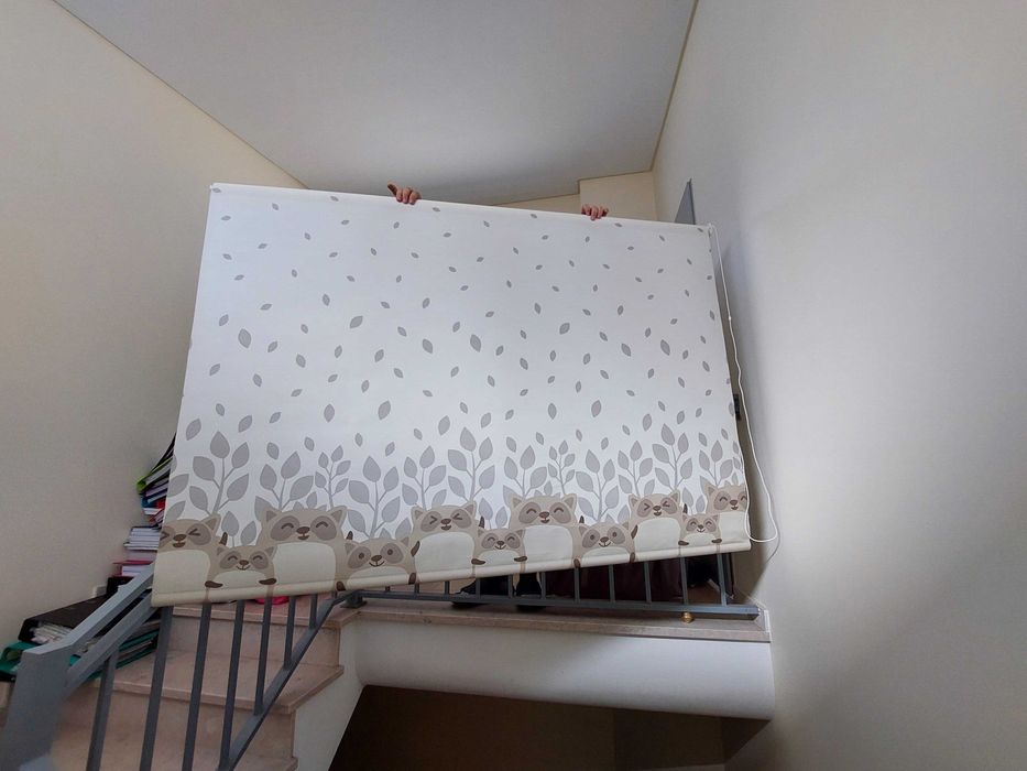 Cortinado infantil de rolo