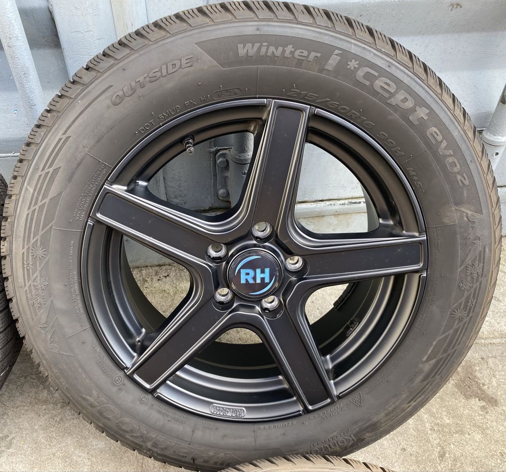 Alufelgi z oponami 215/60 R16 VW Passat B8 T-Roc Skoda Superb Karoq