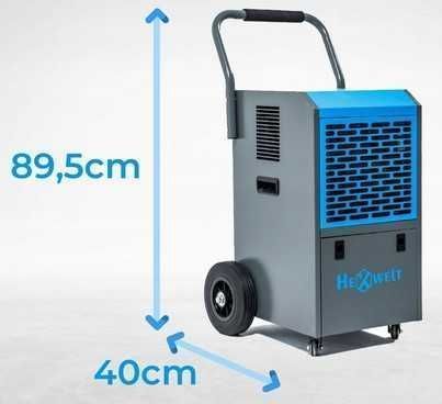 NOWY Przemysłowy OSUSZACZ POWIETRZA 50L/24H Budowlany Na kółkach