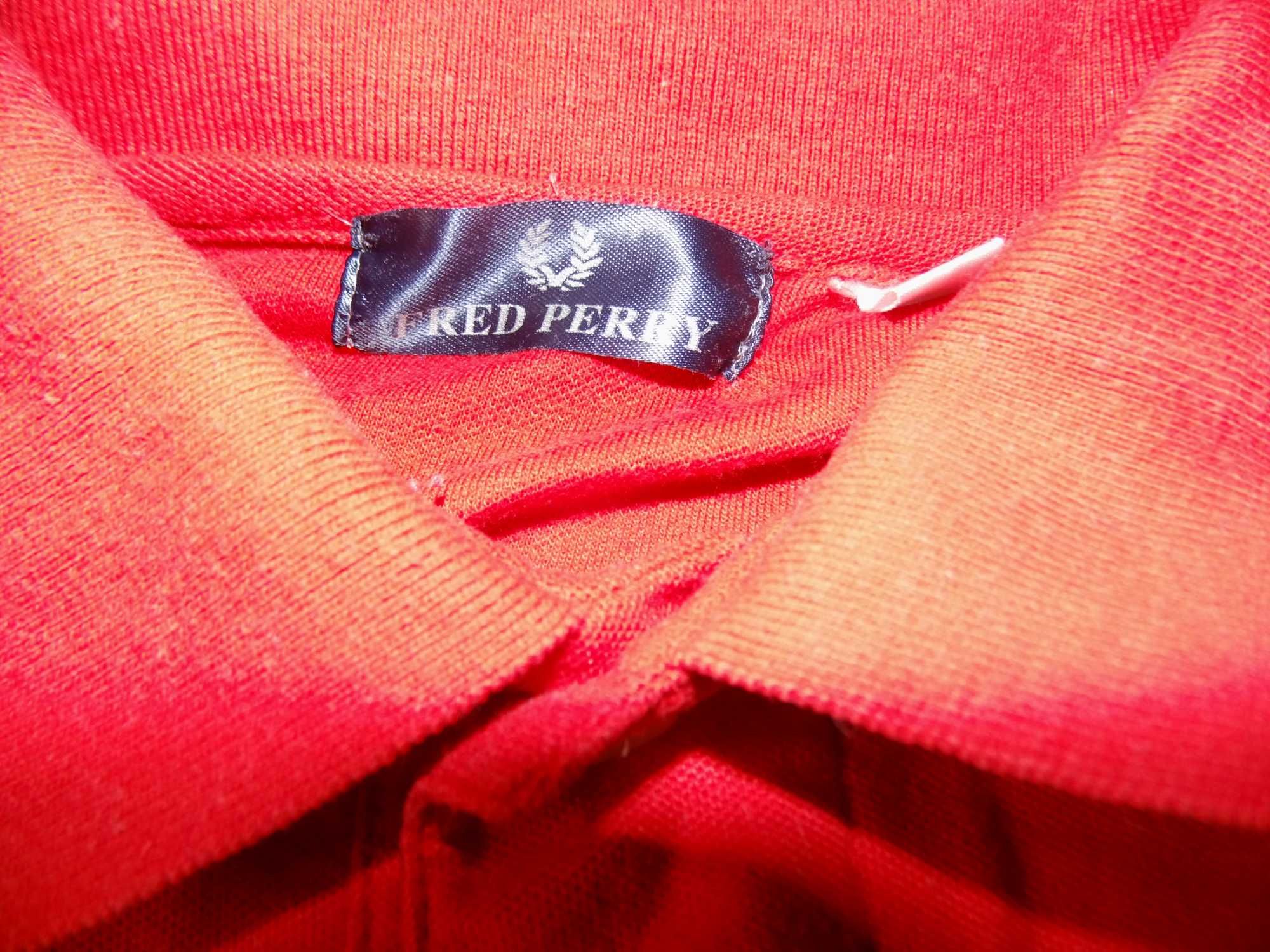 FRED PERRY koszulka damska czerwona