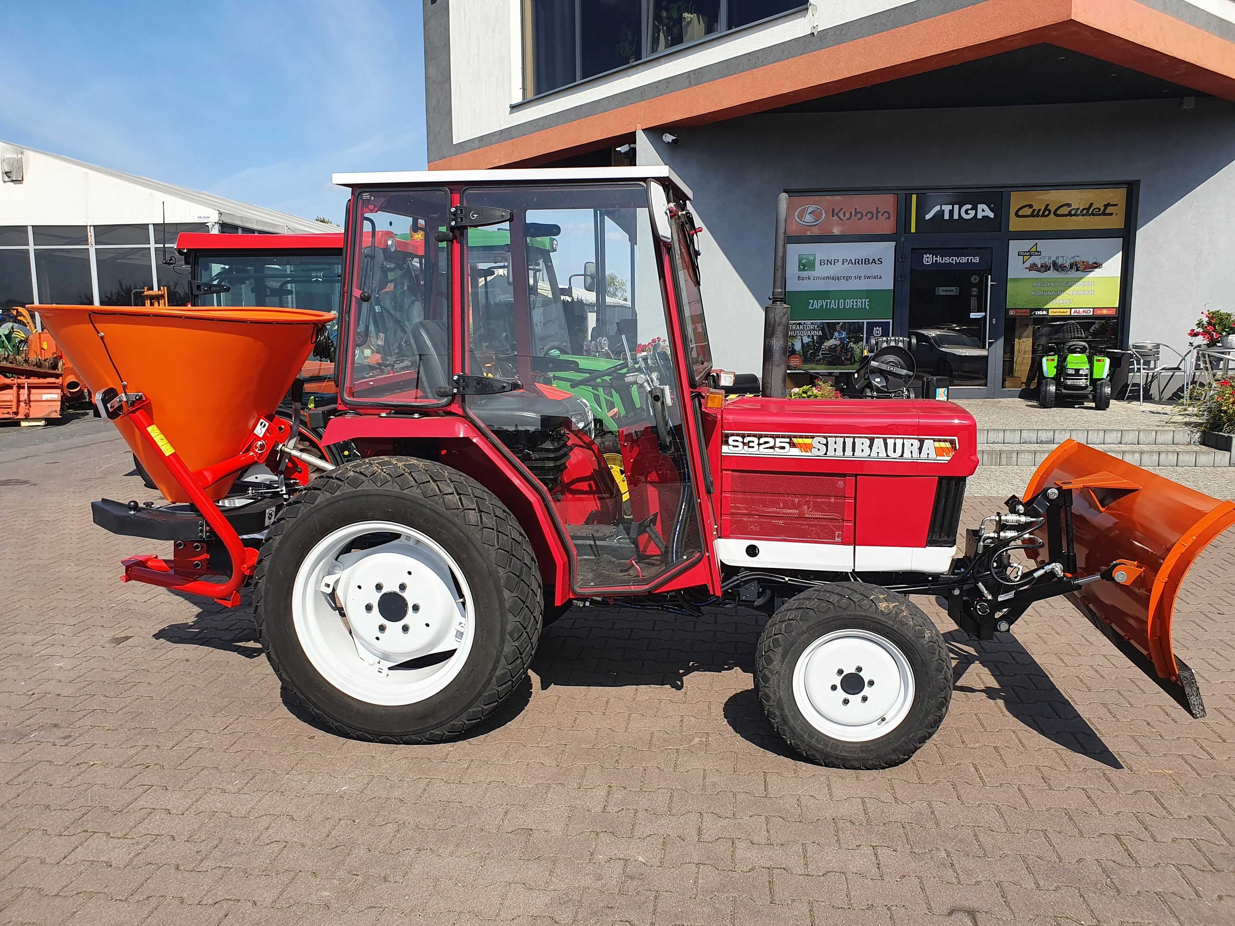 Ciągnik japoński 4x4 Shibaura diesel 25KM wspomag kabina, Kubota