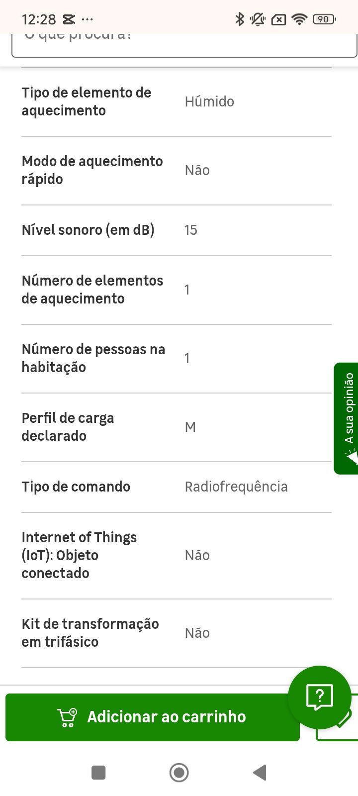 Cilindro/Termoacumulador Bosch 50l