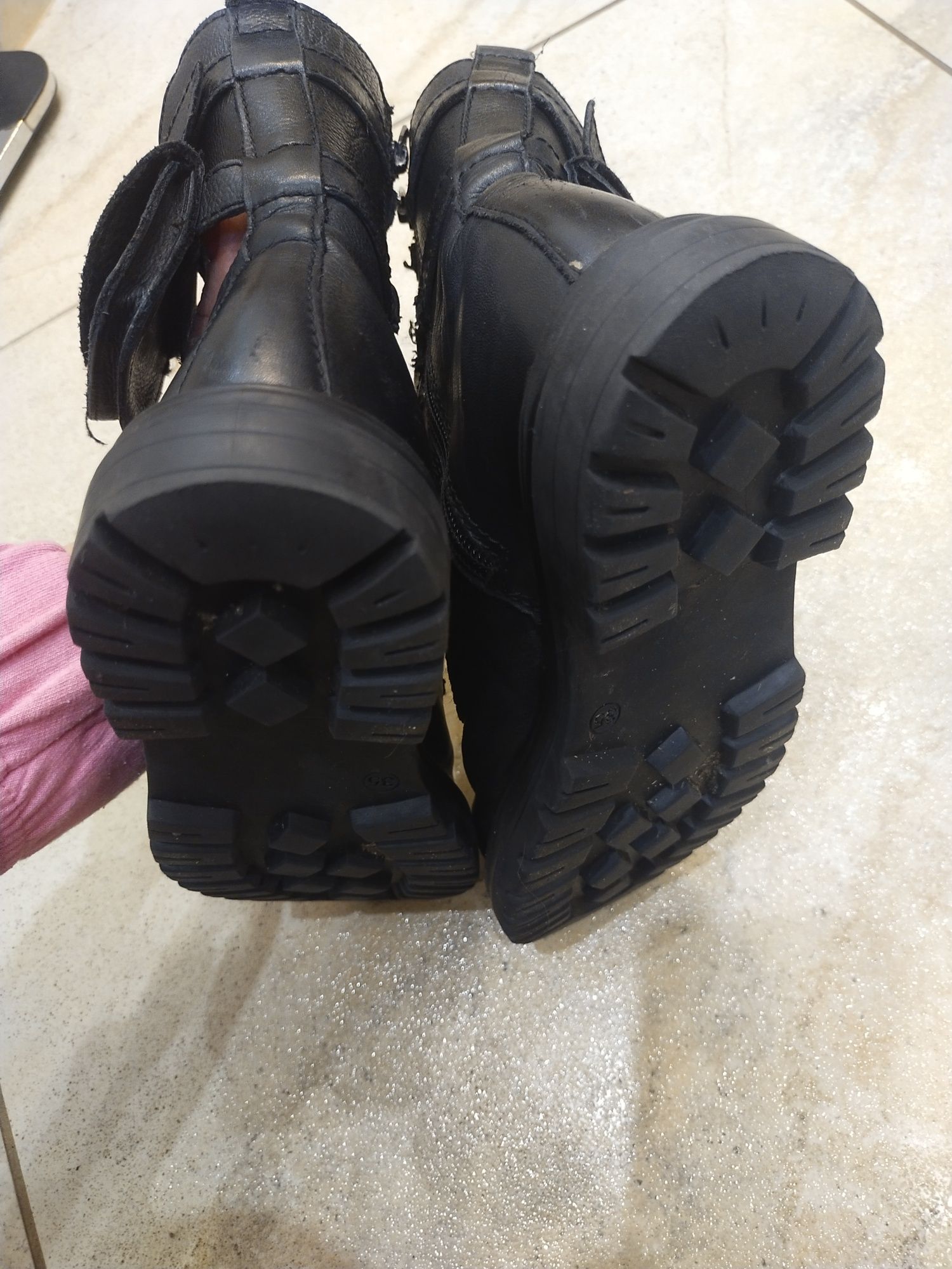 Kozaki oficerki buty zimowe dla dziewczynki Lasocki Young rozmiar 35