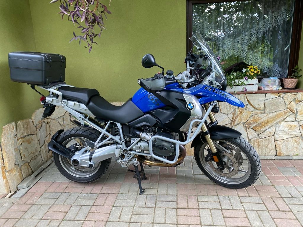 BMW GS 1200 k25 z 2009r. z trzema kuframi