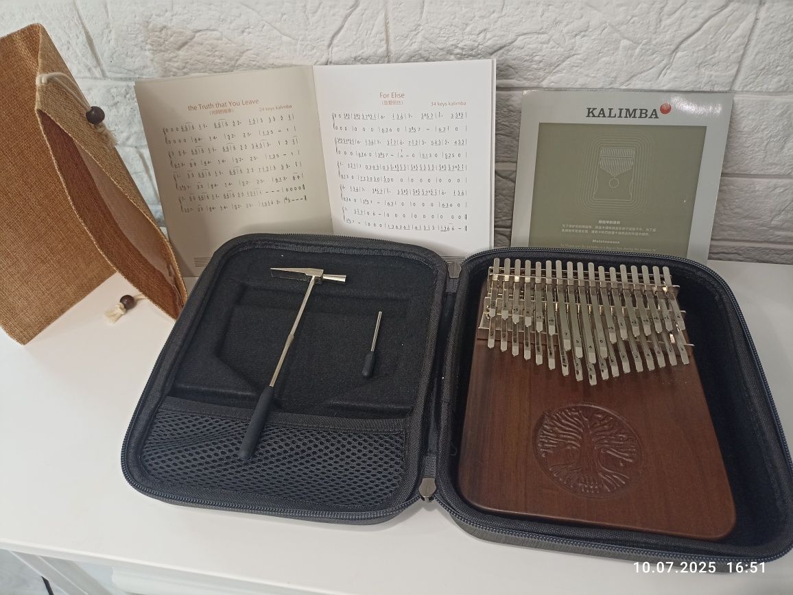 Калімба . Kalimba Hluru 34 Classic