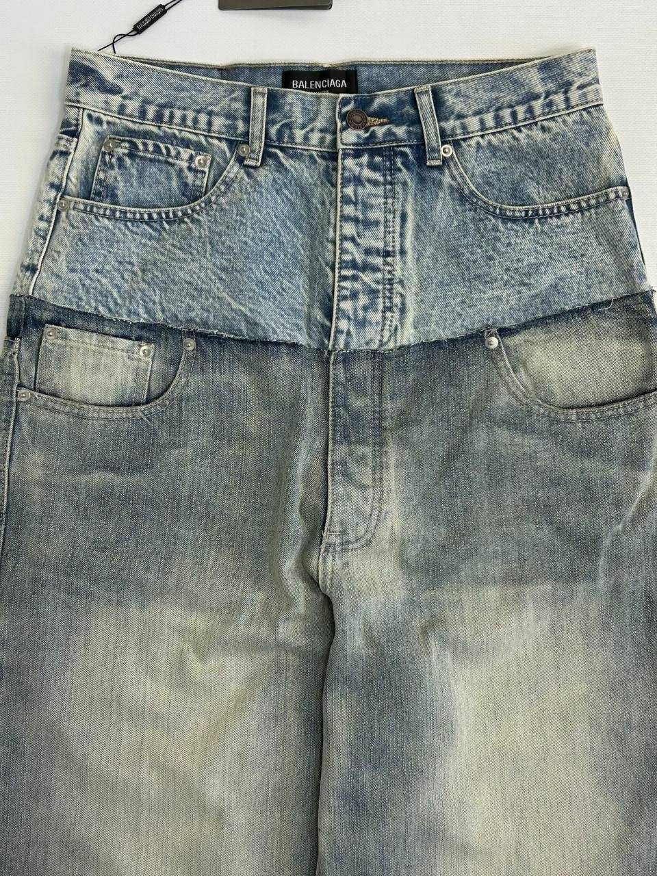 Джинси Balenciaga Cargo faded baggy opium archive синие джинсы M