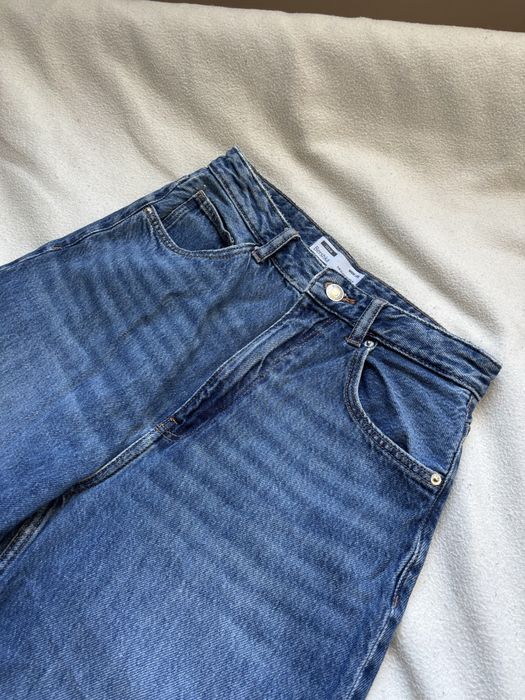 spodnie jeansowe dżinsy dżinsowe szerokie wide leg