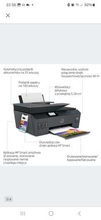 Drukarka HP Smart Tank 615 Epson  Brather Samsung