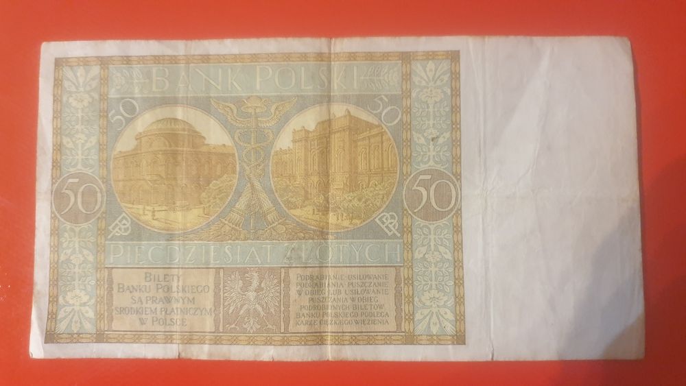 Banknot 50 zł z 1929 roku