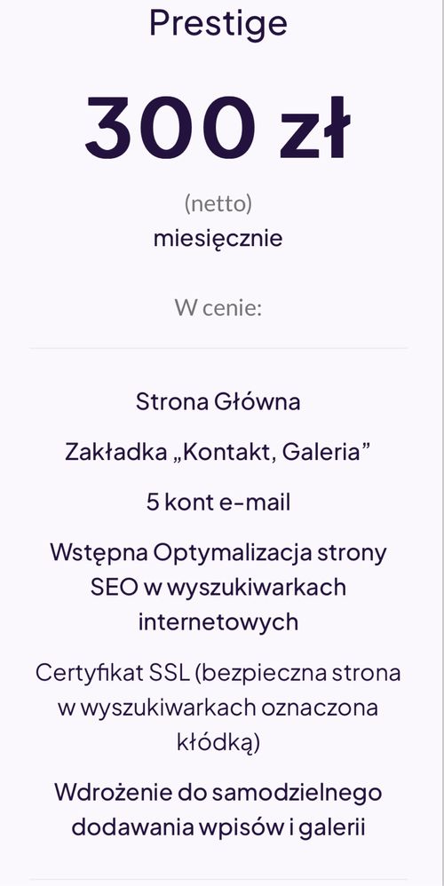 Strony internetowe w abonamencie