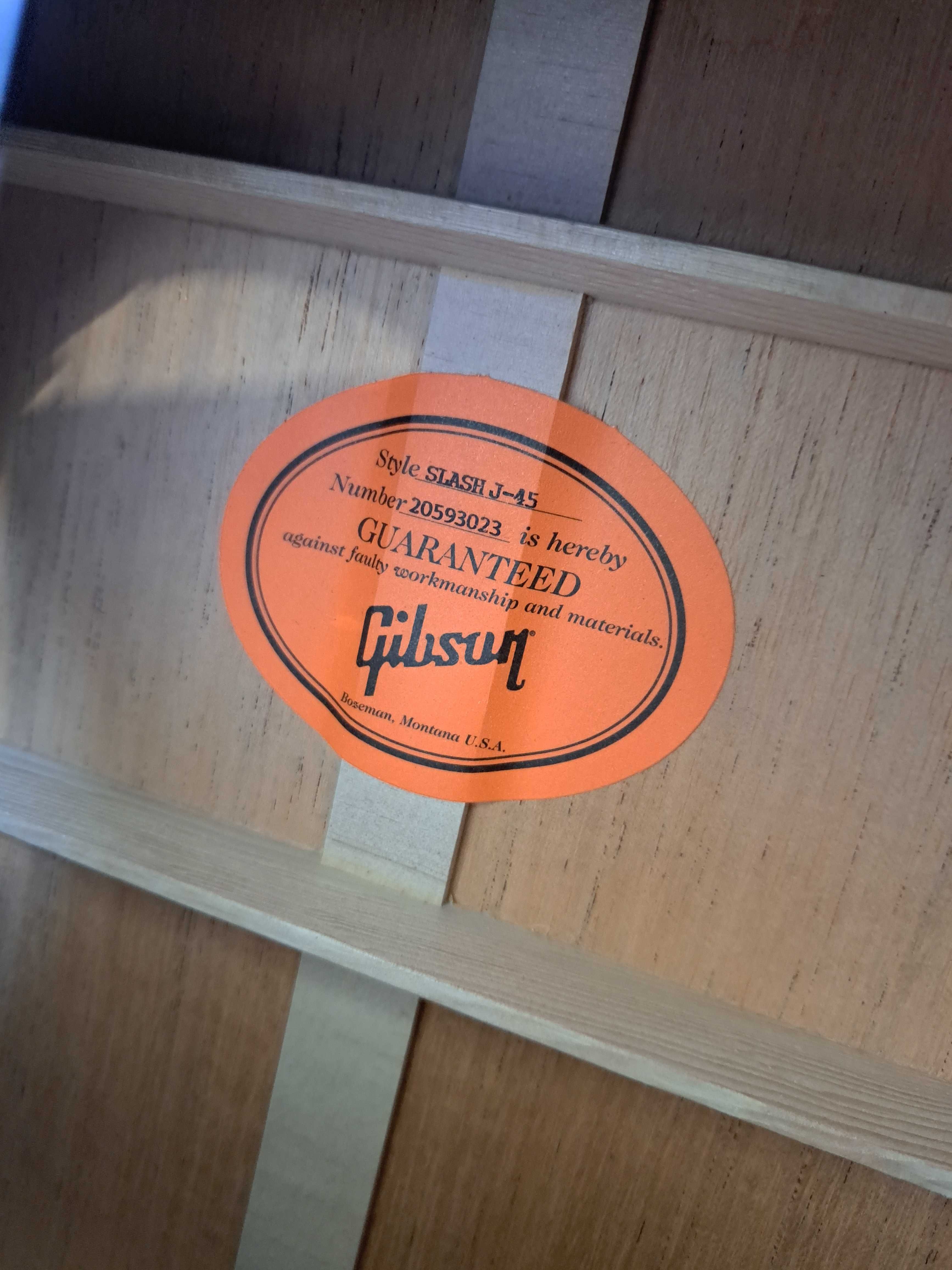 Gibson J45 Slash-November Burst -L.R. Baggs Anthem