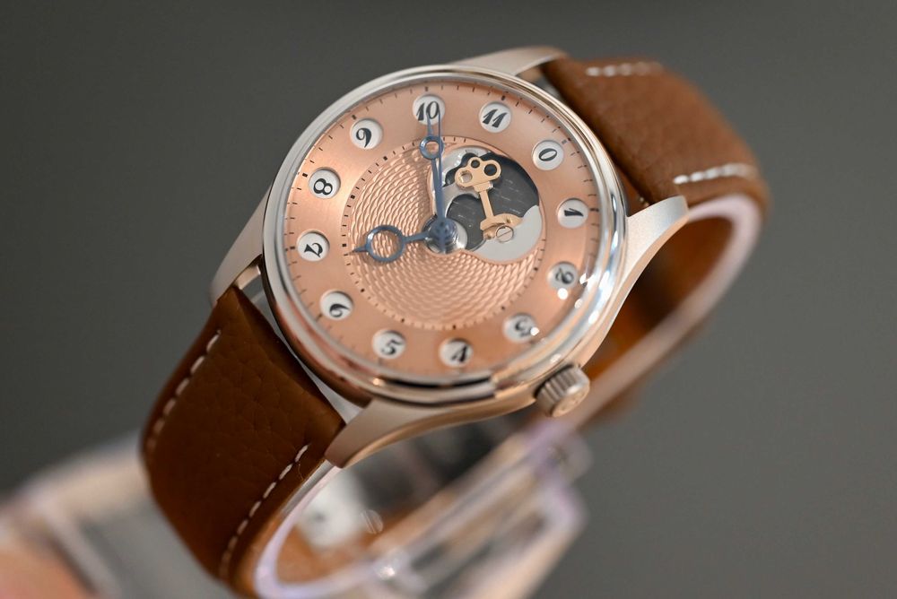 OLTO-8 Chrono Gate „Golden Era” (NOWY, nieużywany, TITANIUM) zegarek