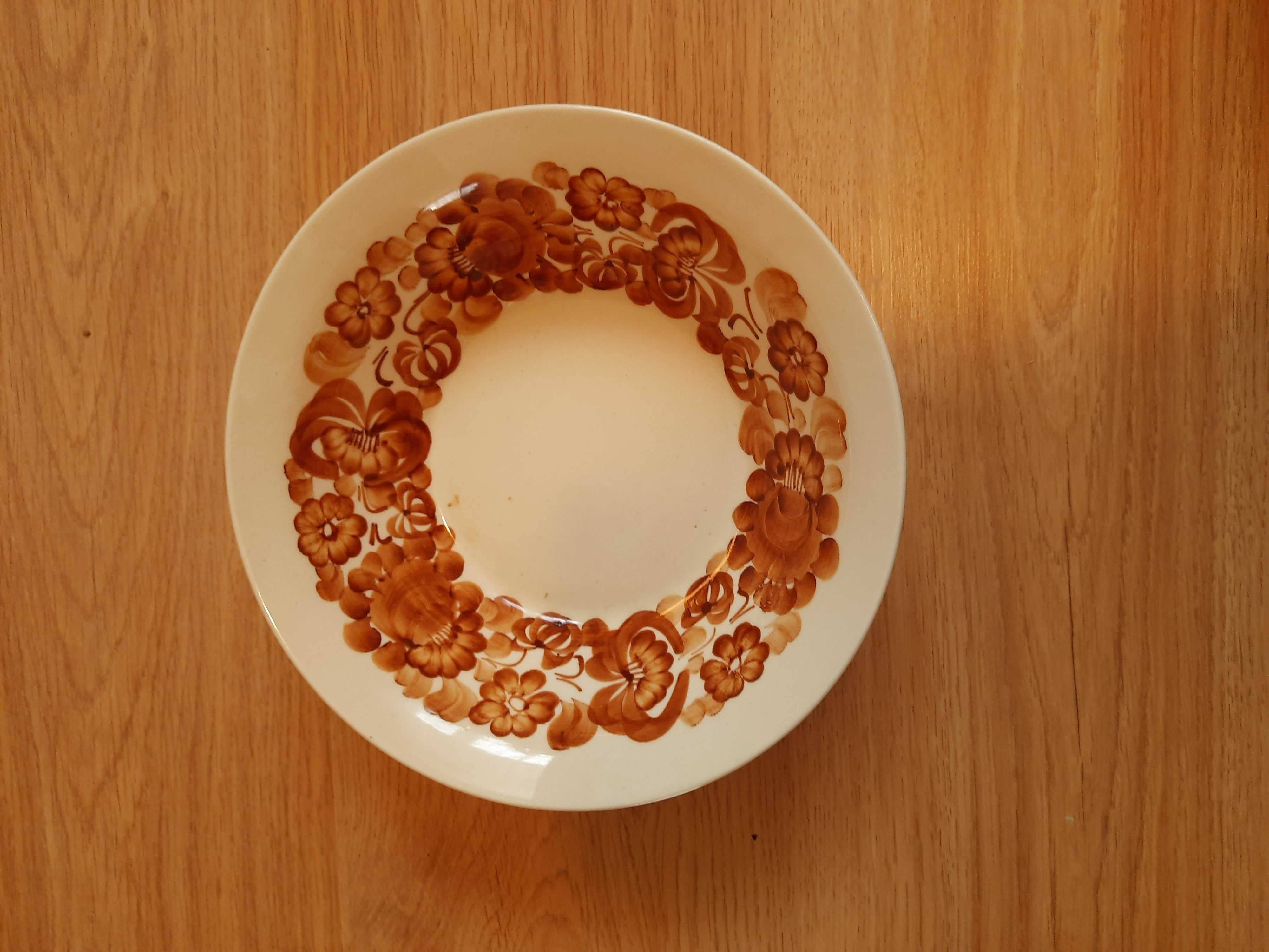 Ręcznie malowana kultowa porcelana prl, fajans Włocławek ,Koło