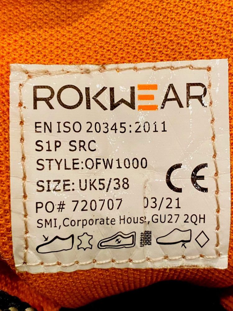 Buty trzewiki z blacha robocze nowe rozmiar 38 firmowe leciutkie