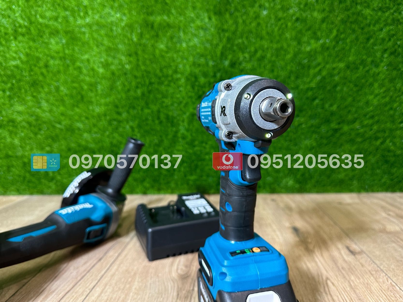 Набір 2в1 Makita Болгарка DGA504BL Гайковерт DTW650BL 36V 8Ah в кейсі
