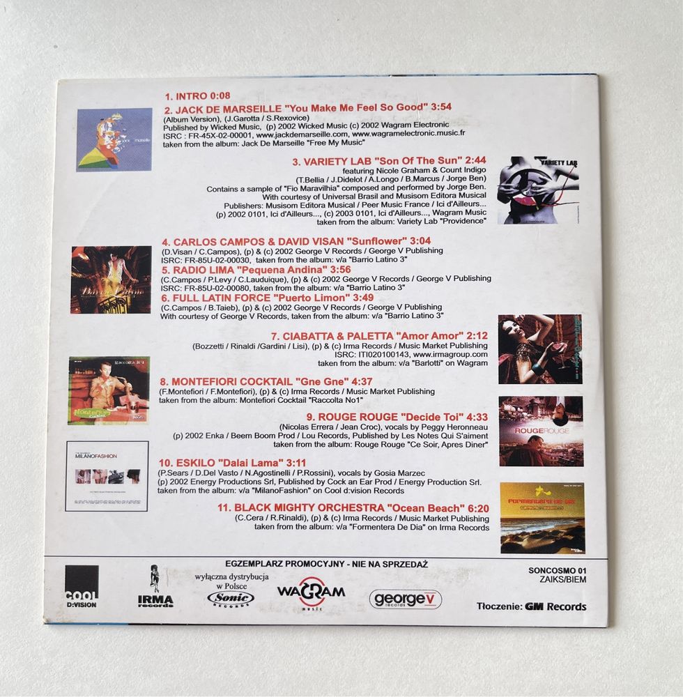 Robert Leszczyński Cosmoodlot promo cd