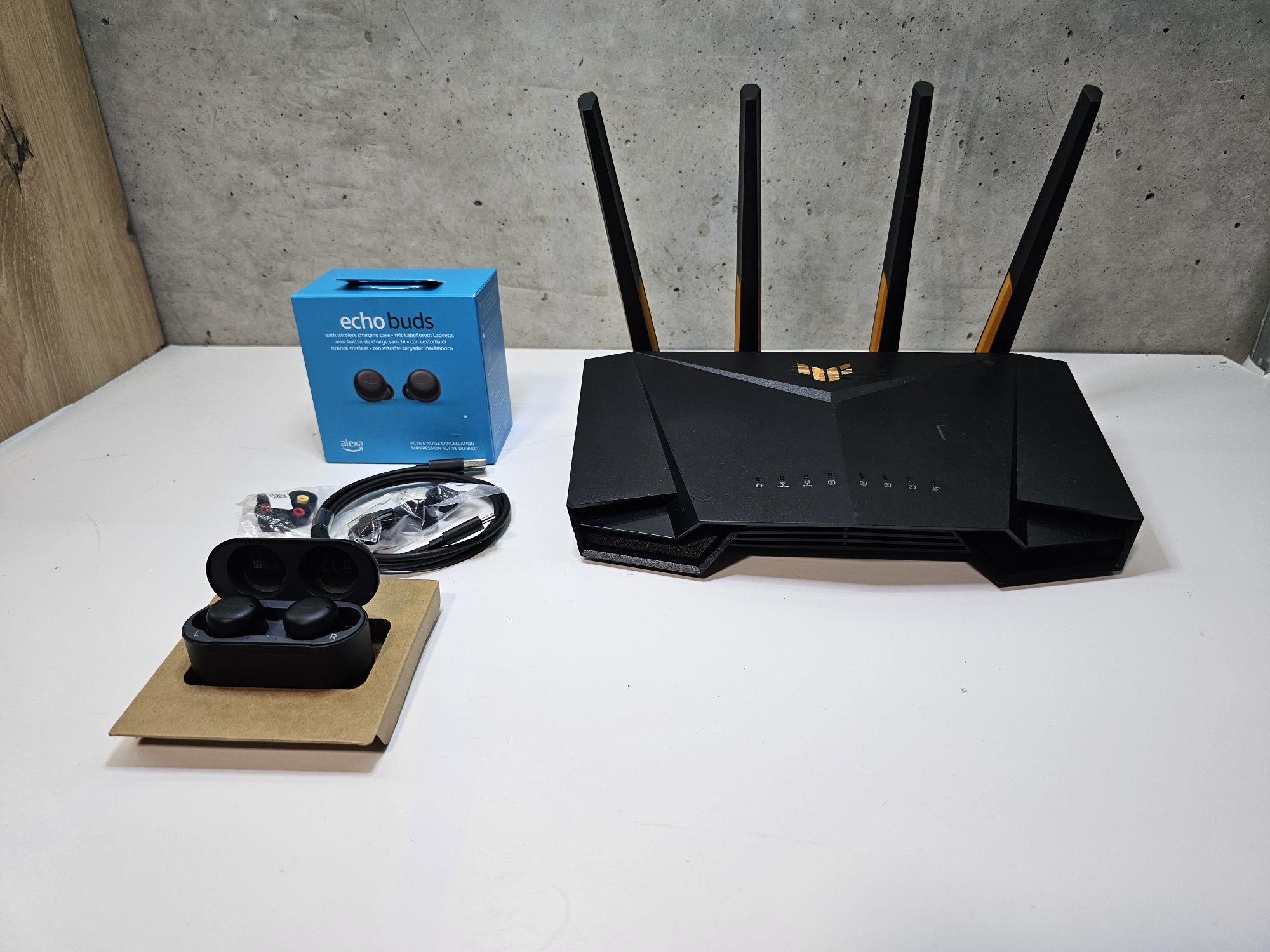 АКЦІЯ 1+1! ASUS TUF Gaming AX3000 V2 + Amazon Echo Buds у ПОДАРУНОК