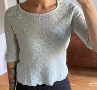 Bluza sweterek ażurowy S H&M