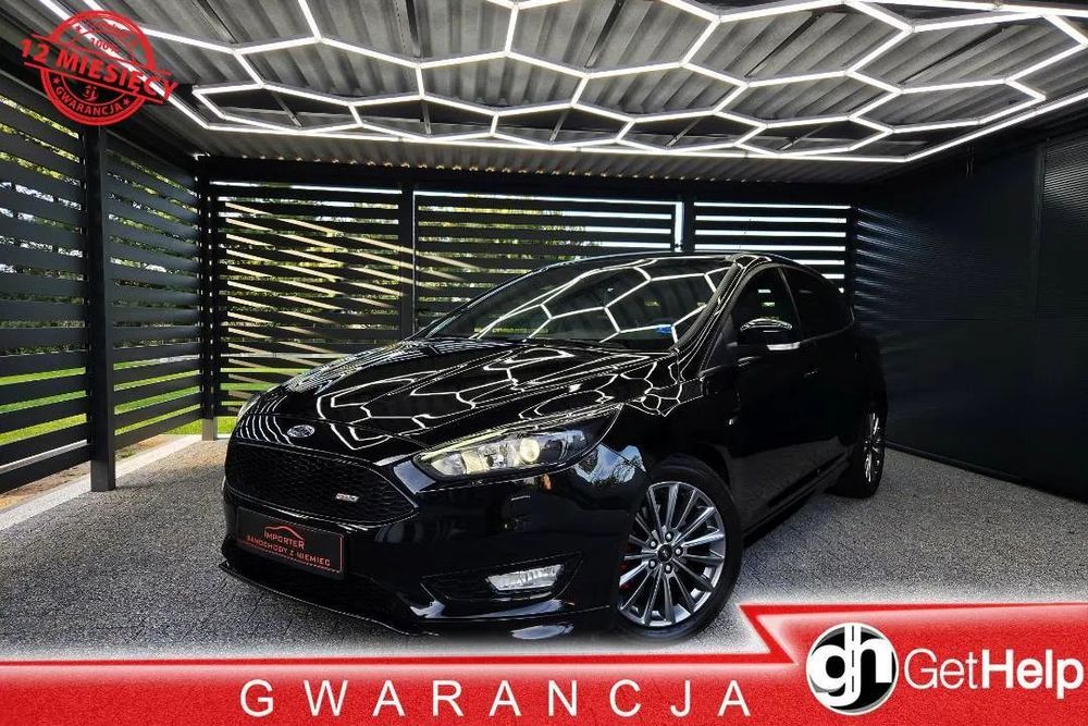Ford Focus ST-LINE! xenon! benzyna! BEZWYPADKOWY! gwarancja
