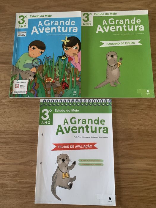 Manuais / Livros - A Grande Aventura 3º Ano
