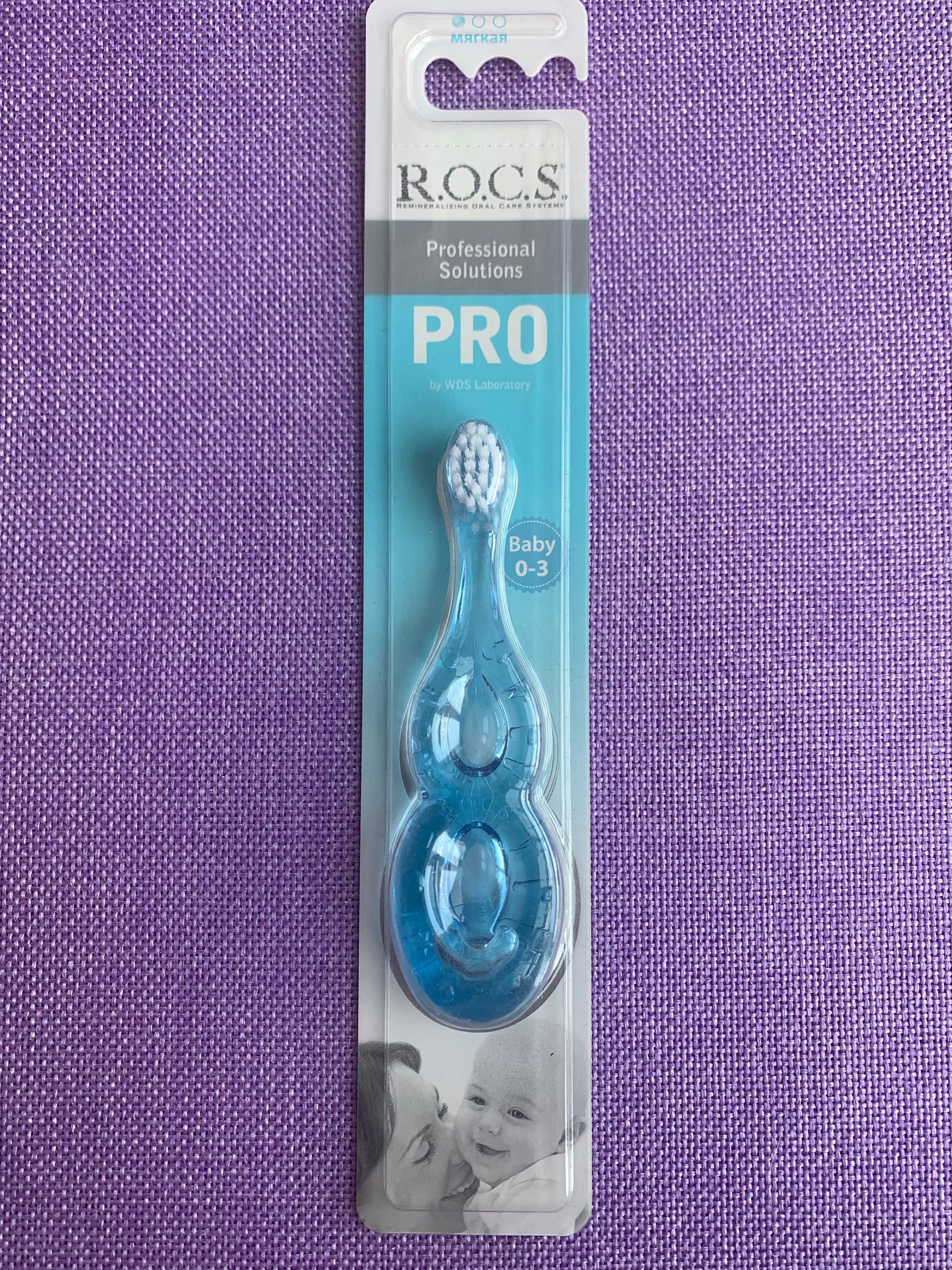 Зубна щітка R.O.C.S. Рокс Baby для дітей з 0 до 3 років