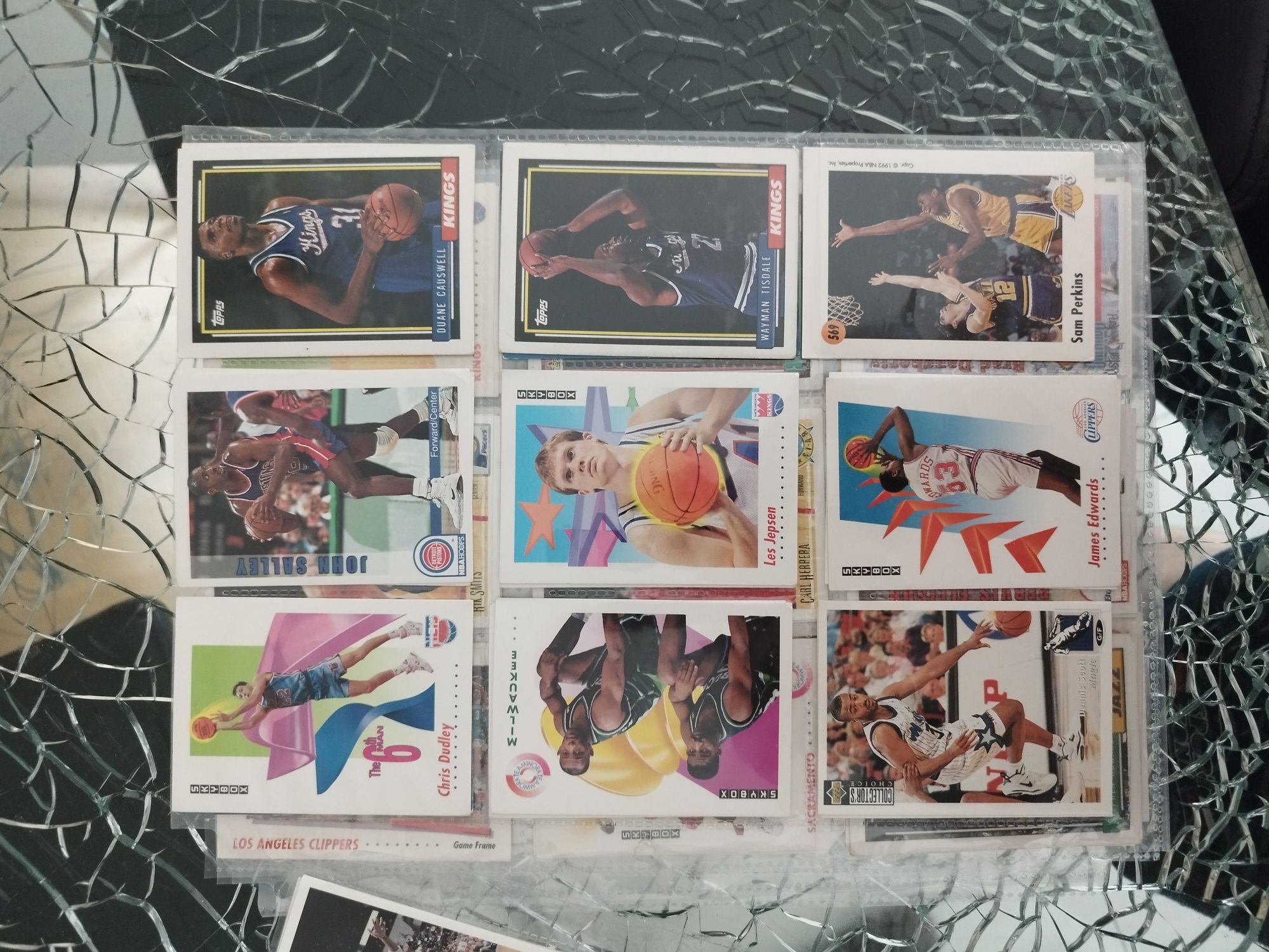 Lote cromos NBA vintage