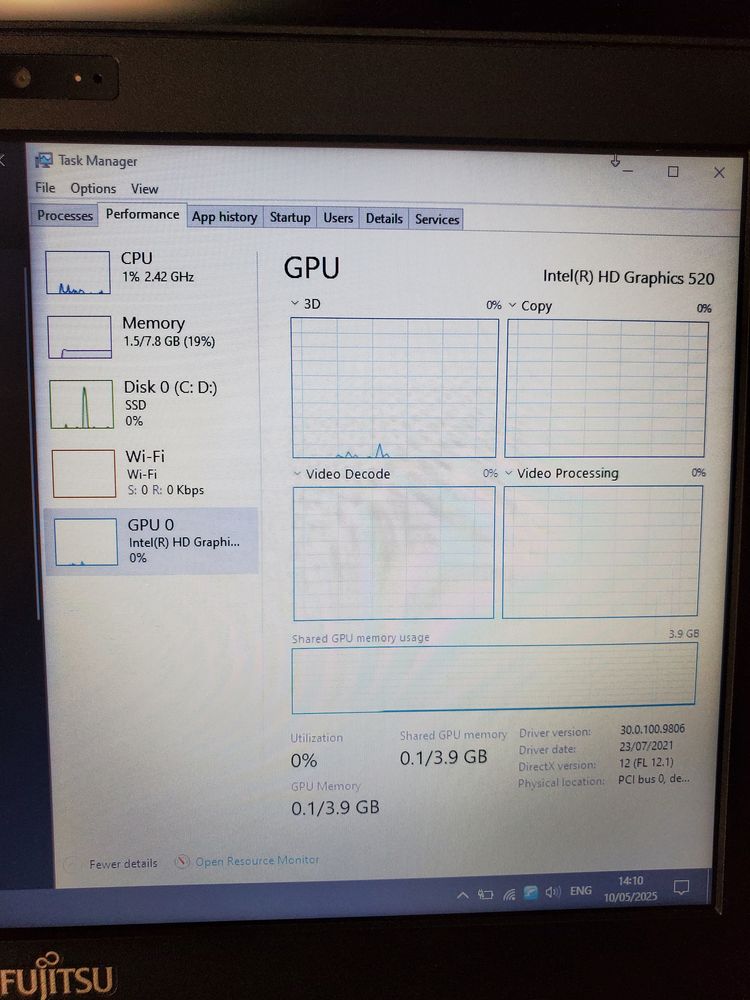 Компактный и легкий ноутбук Fujitsu LifeBook U727