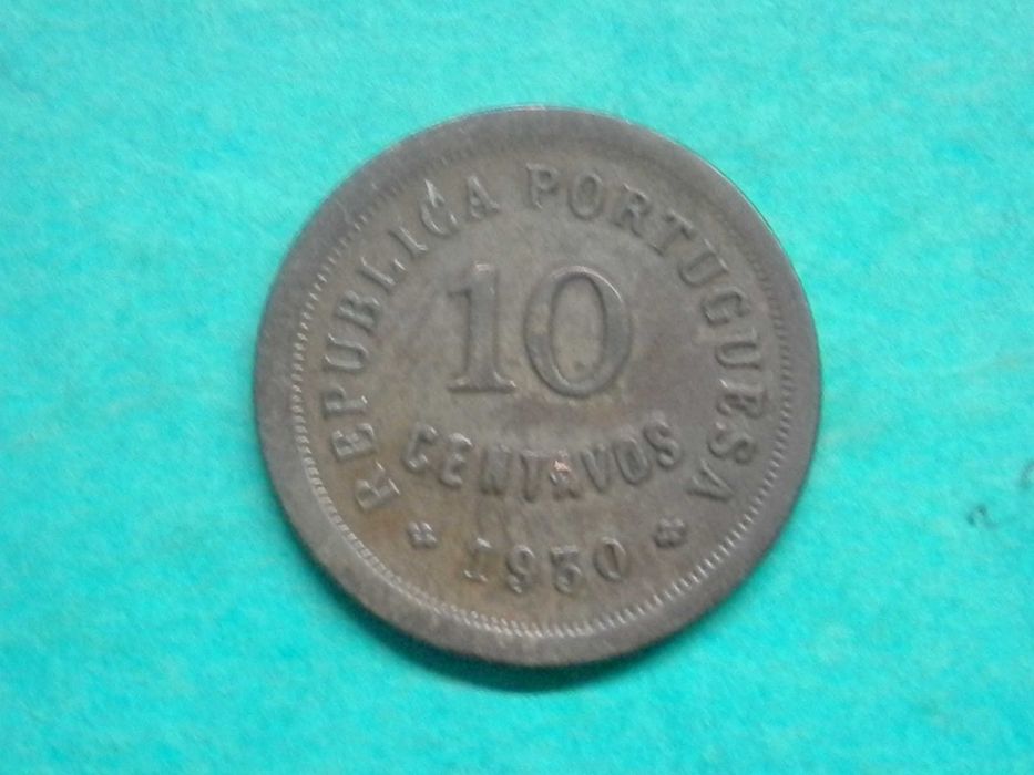1300 - República: 10 centavos 1930 bronze, por 80,00