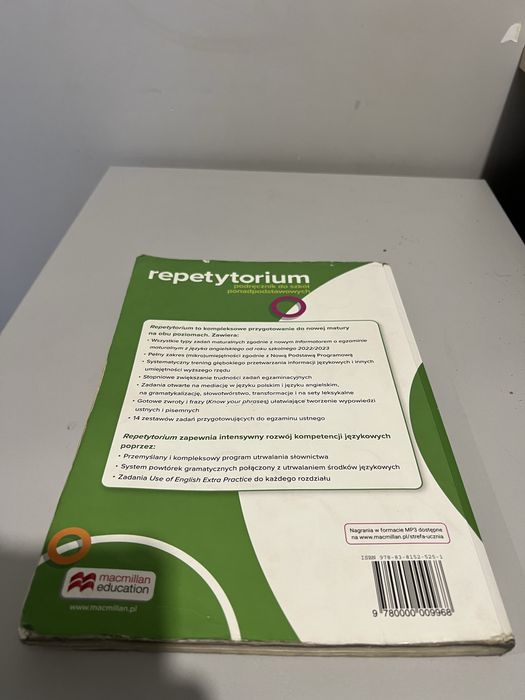 Ksiazka do angielskiego repetytorium podrecznik macmillan liceum tech