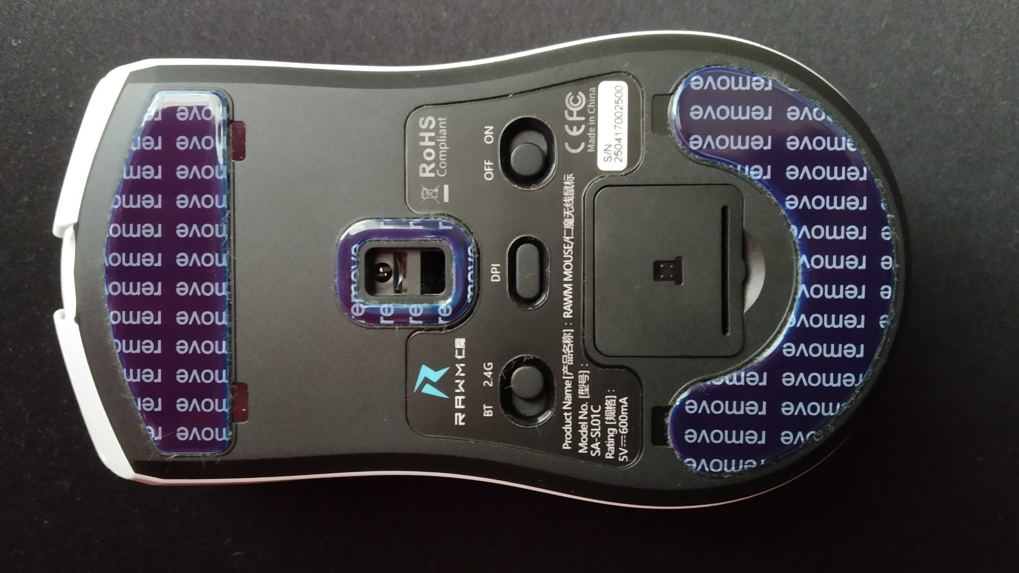 Бездротова ігрова мишка RAWM SL01C (Hot Swap, форма Razer Viper Mini)