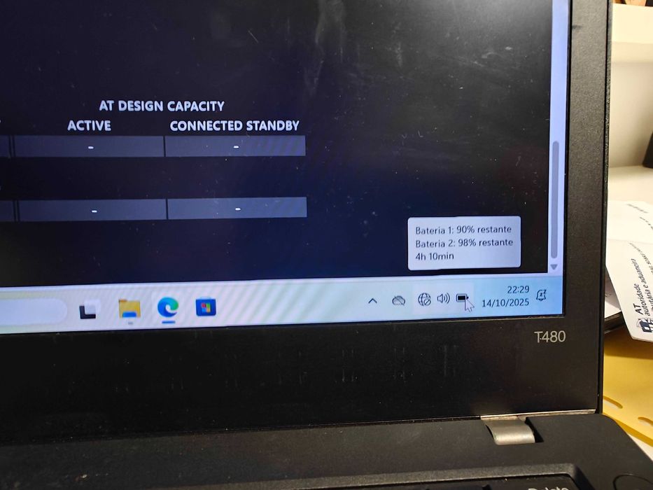 Portátil Lenovo T480  I7 - 32GB - 1TB SSD