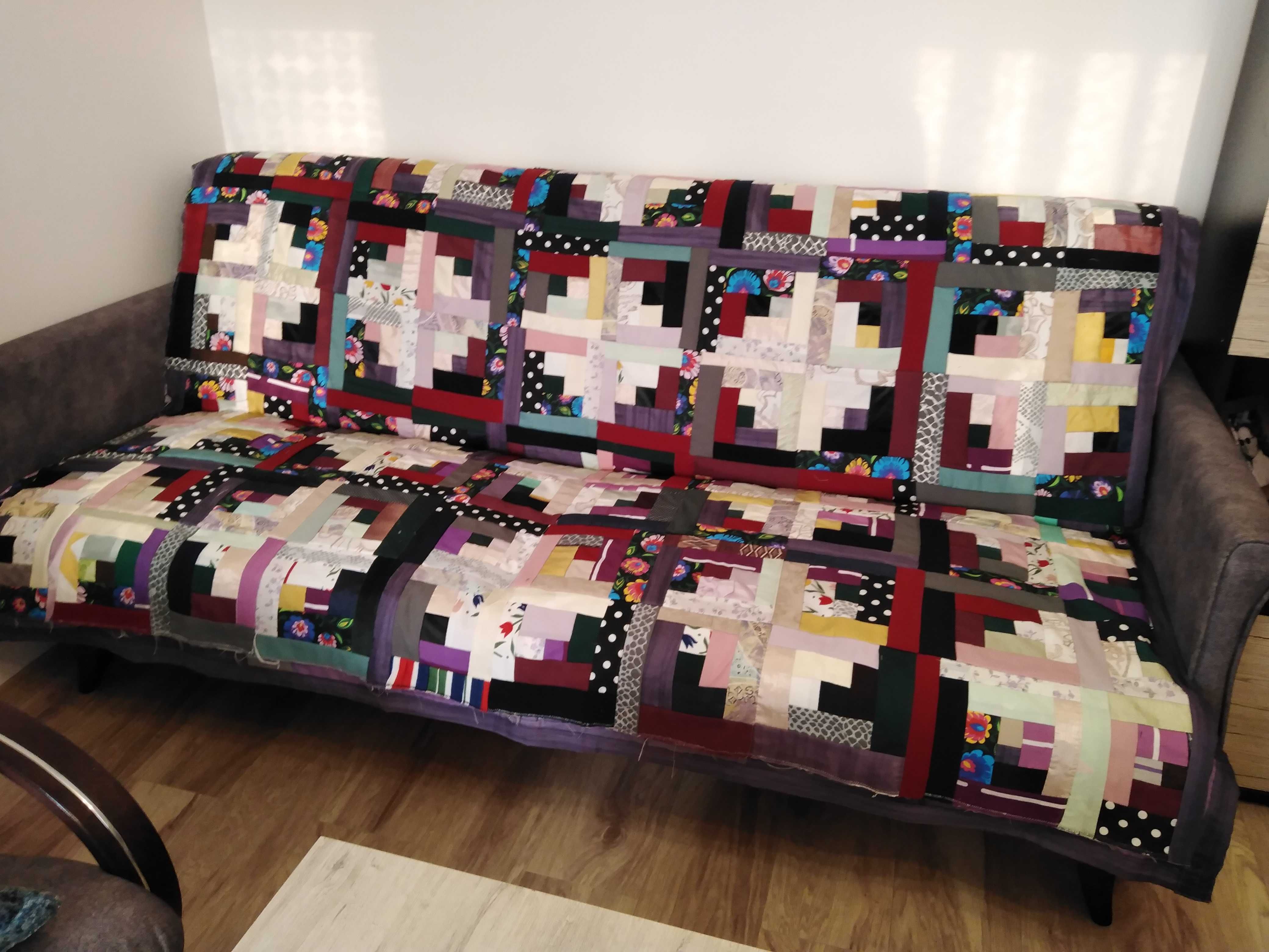 Narzuta na łóżko patchwork