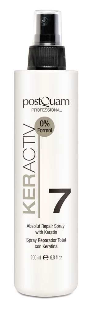 PostQuam Keractiv 7 Absolut Repair Spray do włosów z keratyna 200 ml