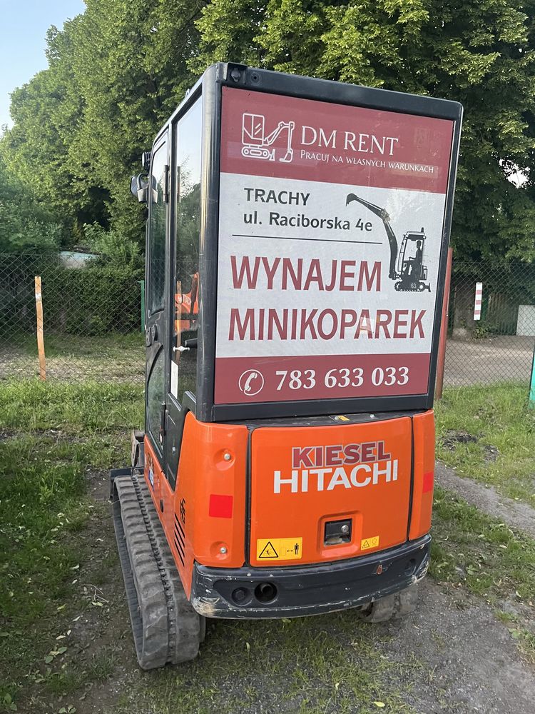Wynajem minikoparki bez operatora wypożyczalnia minikoparka wywrotka