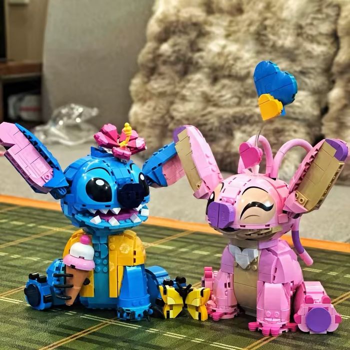 ‼️Конструктор‼️ Стіч/Стич Рожевий Янгол Disney Stitch  + Подарунок