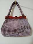 Japońska koralikowa torebka vintage zdobiona beads bag do kimono