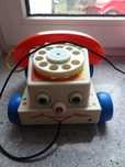 telefon Fisher Price zabawka wydaje dźwięk