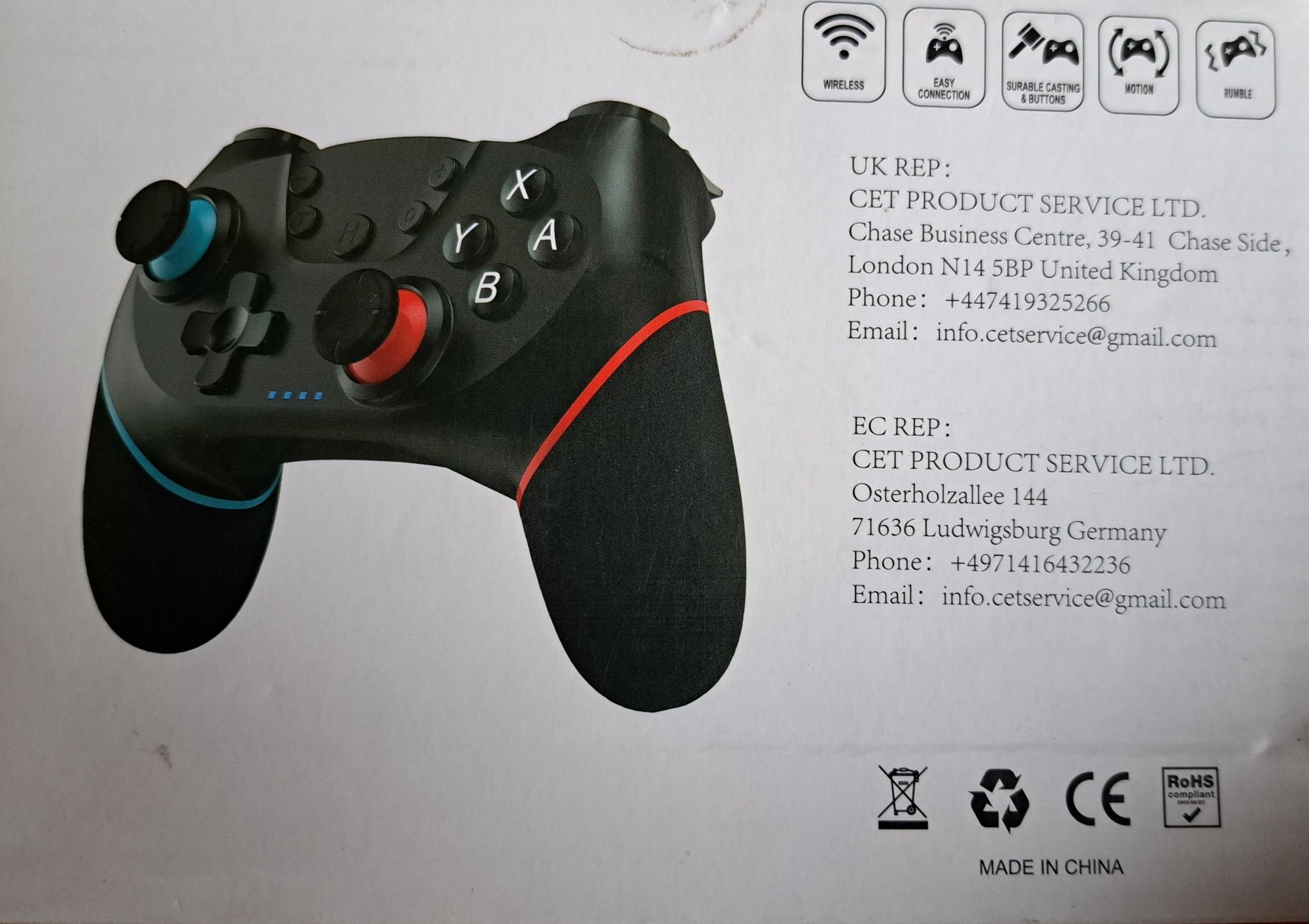 Pro Controller for N-SW/ Lite