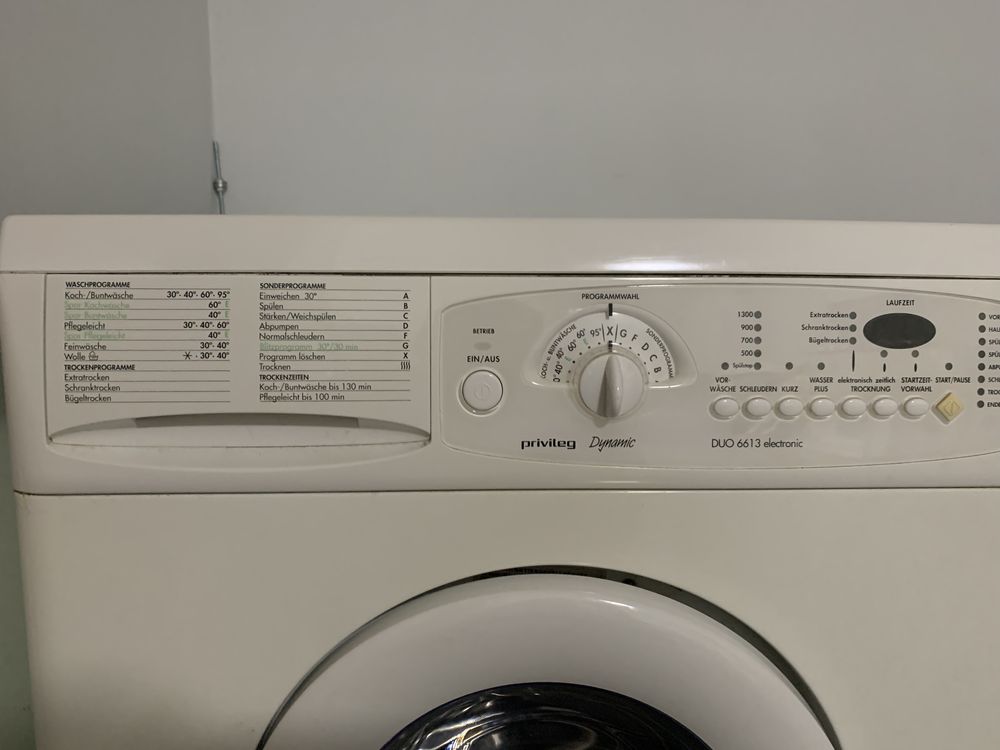 Продам пральну машину Privileg Dynamic Duo 6613(під відновлення)