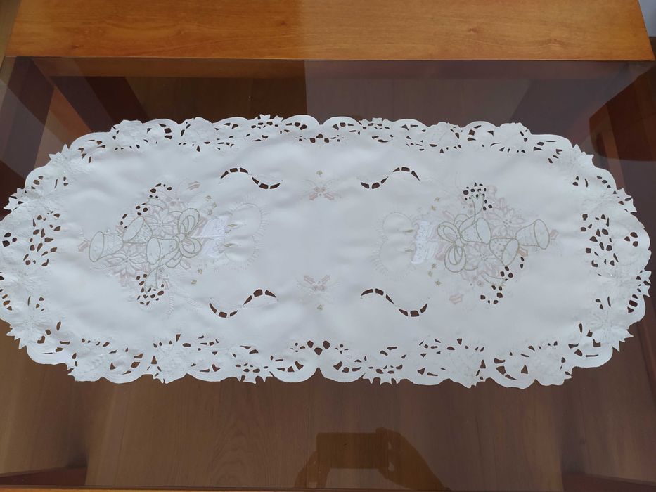 mały obrus świąteczny 37x85