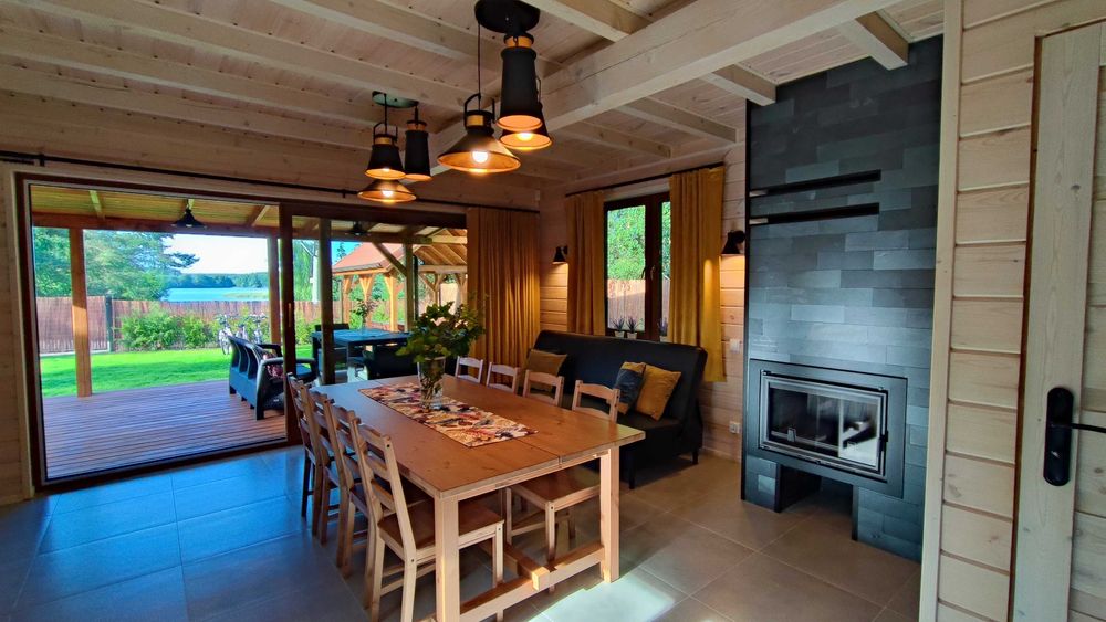 Dom do wynajęcia z widokiem na jezioro Kalwa - Mazury Sylwester