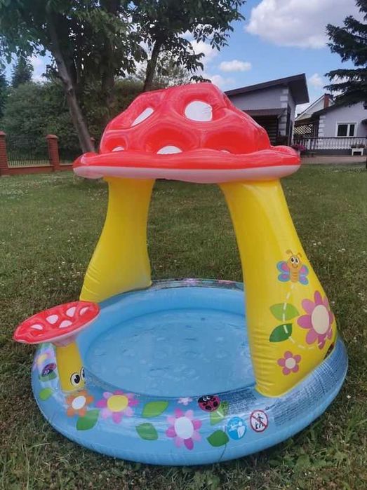 Dmuchany Basen dla dzieci Brodzik w kształcie muchomorka WodnaAtrakcja