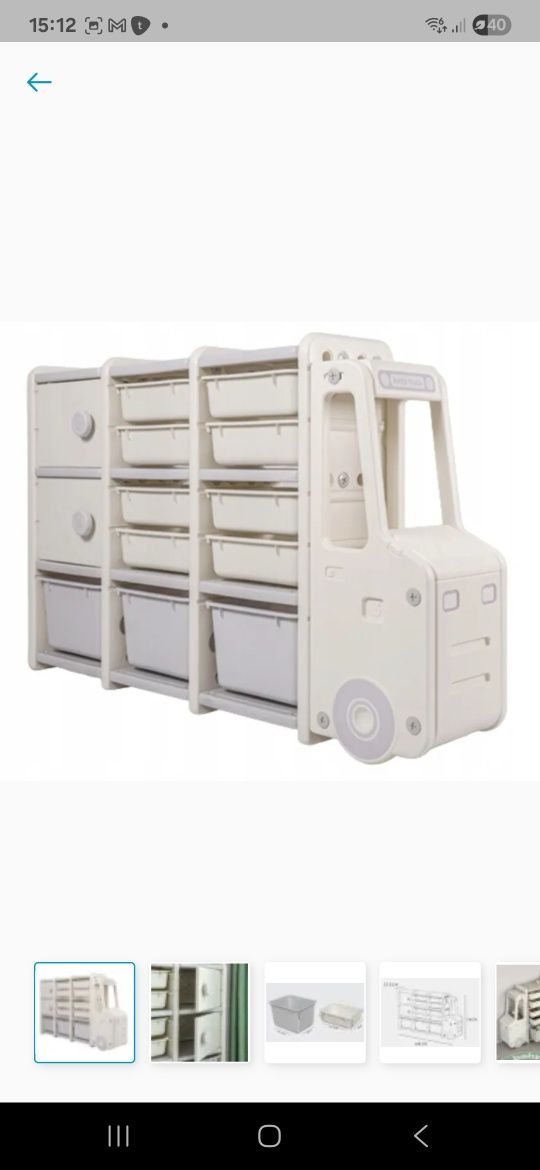 Organizer / regal dziecięcy na zabawki - Auto